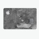 Gray Watercolor Stripes - Premium Protective Decal Skin-Kit for the Apple Credit Card