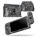 Gray Watercolor Stripes - Vinyl Skin Wrap for Nintendo Switch 2, OLED, Lite, Pro Controller, Wii & Classic Handhelds