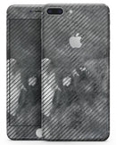 Gray Watercolor Stripes - Skin-kit for the iPhone 8 or 8 Plus