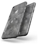 Gray Watercolor Stripes - Skin-kit for the iPhone 8 or 8 Plus