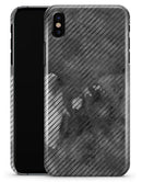 Gray Watercolor Stripes - iPhone X Clipit Case