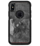 Gray Watercolor Stripes - iPhone X OtterBox Case & Skin Kits