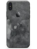 Gray Watercolor Stripes - iPhone X Skin-Kit