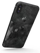 Gray Watercolor Stripes - iPhone X Skin-Kit