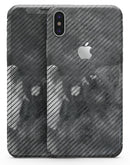 Gray Watercolor Stripes - iPhone X Skin-Kit