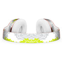 Gray and Lime Green Cartoon Roses Full-Body Skin Kit for the Beats by Dre Solo 3 Wireless Headphones