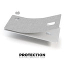Gray and White Scratched Fabric - Premium Protective Decal Skin-Kit for the Apple Credit Card