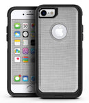 Gray and White Scratched Fabric - iPhone 7 or 8 OtterBox Case & Skin Kits