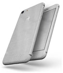Gray and White Scratched Fabric - Skin-kit for the iPhone 8 or 8 Plus