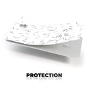 Grayscale Descending Candy Sticks - Premium Protective Decal Skin-Kit for the Apple Credit Card