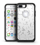 Grayscale Descending Candy Sticks - iPhone 7 or 7 Plus Commuter Case Skin Kit