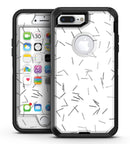 Grayscale Descending Candy Sticks - iPhone 7 Plus/8 Plus OtterBox Case & Skin Kits
