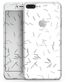 Grayscale Descending Candy Sticks - Skin-kit for the iPhone 8 or 8 Plus