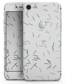 Grayscale Descending Candy Sticks - Skin-kit for the iPhone 8 or 8 Plus