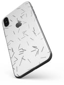 Grayscale Descending Candy Sticks - iPhone X Skin-Kit