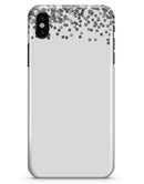 Grayscale Descending Micro Dots - iPhone X Clipit Case