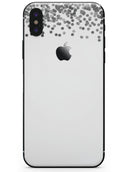 Grayscale Descending Micro Dots - iPhone X Skin-Kit