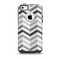 Grayscale Gradient Chevron Zigzag Pattern Skin for the iPhone 5c OtterBox Commuter Case