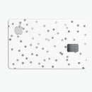Grayscale Scattered Micro Blocks - Premium Protective Decal Skin-Kit for the Apple Credit Card