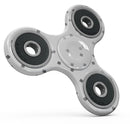 Grayscale Scattered Micro Blocks Full-Body Fidget Spinner Skin-Kit