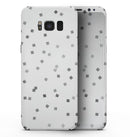Grayscale Scattered Micro Blocks - Samsung Galaxy S8 Full-Body Skin Kit
