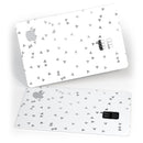 Grayscale Scattered Micro Triangles - Premium Protective Decal Skin-Kit for the Apple Credit Card