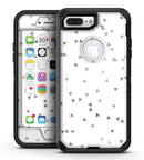 Grayscale Scattered Micro Triangles - iPhone 7 Plus/8 Plus OtterBox Case & Skin Kits
