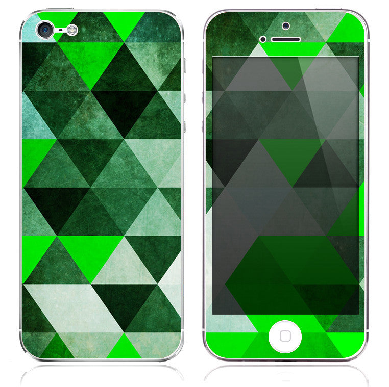 Jade Triangle Skin for the iPhone 3gs, 4/4s, 5, 5s or 5c