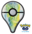 Green 211 Absorbed Watercolor Texture Pokémon GO Plus Vinyl Protective Decal Skin Kit