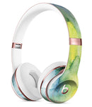 Green 211 Absorbed Watercolor Texture Full-Body Skin Kit for the Beats by Dre Solo 3 Wireless Headphones