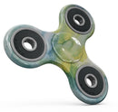 Green 211 Absorbed Watercolor Texture Full-Body Fidget Spinner Skin-Kit