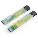 Green 211 Absorbed Watercolor Texture - Premium Decal Protective Skin-Wrap Sticker compatible with the Juul Labs vaping device