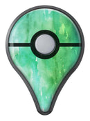 Green 2 Absorbed Watercolor Texture Pokémon GO Plus Vinyl Protective Decal Skin Kit