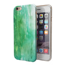 Green 2 Absorbed Watercolor Texture iPhone 6/6s or 6/6s Plus 2-Piece Hybrid INK-Fuzed Case