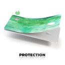 Green 2 Absorbed Watercolor Texture - Premium Protective Decal Skin-Kit for the Apple Credit Card