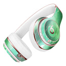 Green 2 Absorbed Watercolor Texture Full-Body Skin Kit for the Beats by Dre Solo 3 Wireless Headphones