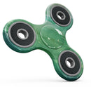 Green 2 Absorbed Watercolor Texture Full-Body Fidget Spinner Skin-Kit