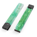Green 2 Absorbed Watercolor Texture - Premium Decal Protective Skin-Wrap Sticker compatible with the Juul Labs vaping device