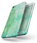 Green 2 Absorbed Watercolor Texture - Skin-kit for the iPhone 8 or 8 Plus