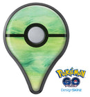 Green 321 Absorbed Watercolor Texture Pokémon GO Plus Vinyl Protective Decal Skin Kit