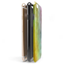 Green 592 Absorbed Watercolor Texture iPhone 6/6s or 6/6s Plus 2-Piece Hybrid INK-Fuzed Case
