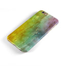 Green 592 Absorbed Watercolor Texture iPhone 6/6s or 6/6s Plus 2-Piece Hybrid INK-Fuzed Case