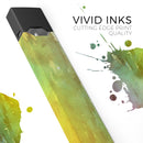 Green 592 Absorbed Watercolor Texture - Premium Decal Protective Skin-Wrap Sticker compatible with the Juul Labs vaping device