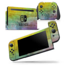 Green 592 Absorbed Watercolor Texture - Vinyl Skin Wrap for Nintendo Switch 2, OLED, Lite, Pro Controller, Wii & Classic Handhelds