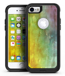 Green 592 Absorbed Watercolor Texture - iPhone 7 or 8 OtterBox Case & Skin Kits