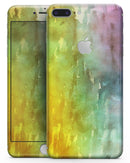 Green 592 Absorbed Watercolor Texture - Skin-kit for the iPhone 8 or 8 Plus