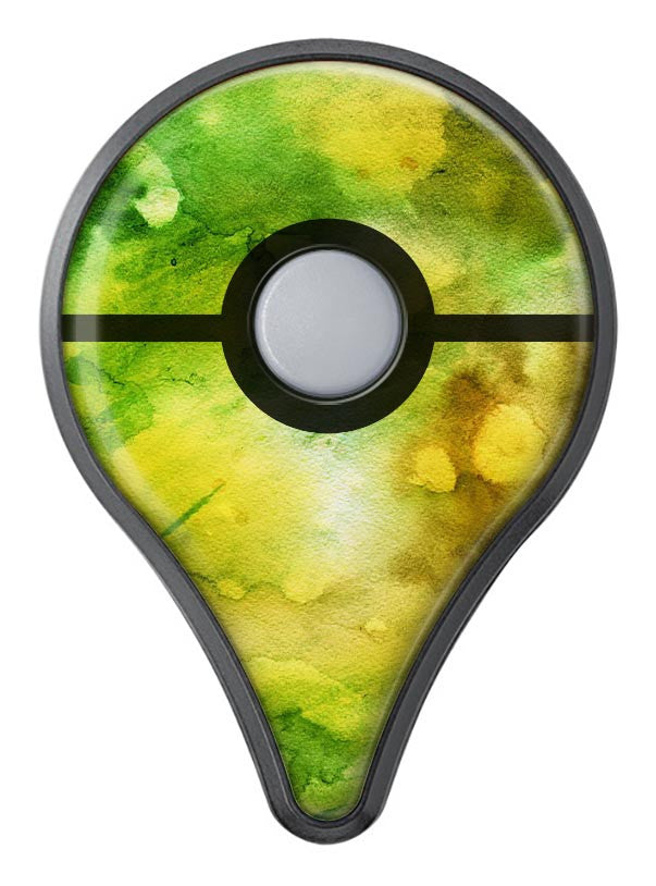 Green 863 Absorbed Watercolor Texture Pokémon GO Plus Vinyl Protective Decal Skin Kit