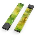 Green 863 Absorbed Watercolor Texture - Premium Decal Protective Skin-Wrap Sticker compatible with the Juul Labs vaping device