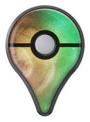 Green 8643 Absorbed Watercolor Texture Pokémon GO Plus Vinyl Protective Decal Skin Kit