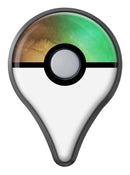 Green 8643 Absorbed Watercolor Texture Pokémon GO Plus Vinyl Protective Decal Skin Kit